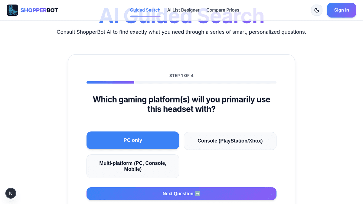 Answer interactive questions